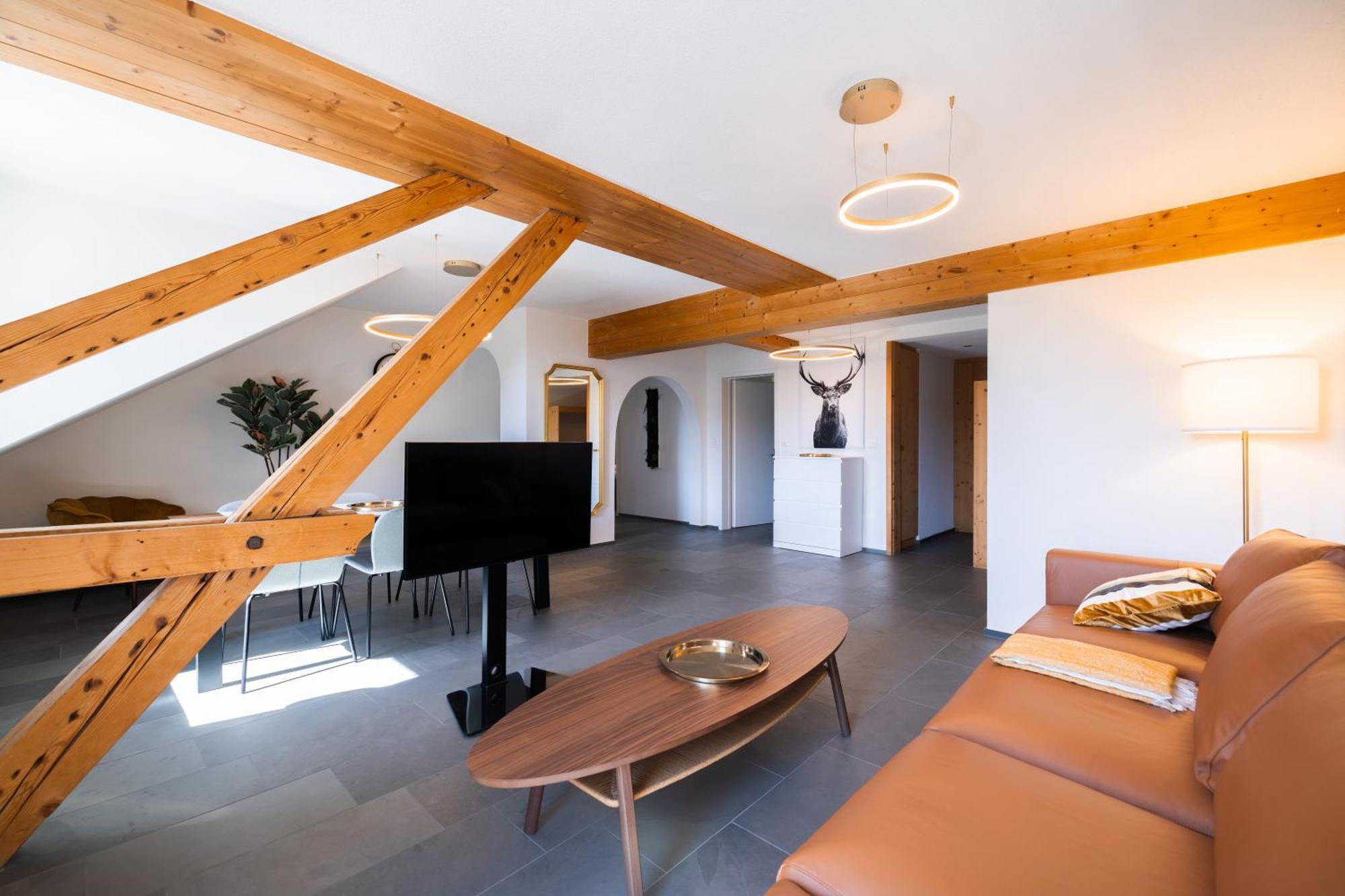 Apartment Eh Uranus Mit Privater Sauna Flims