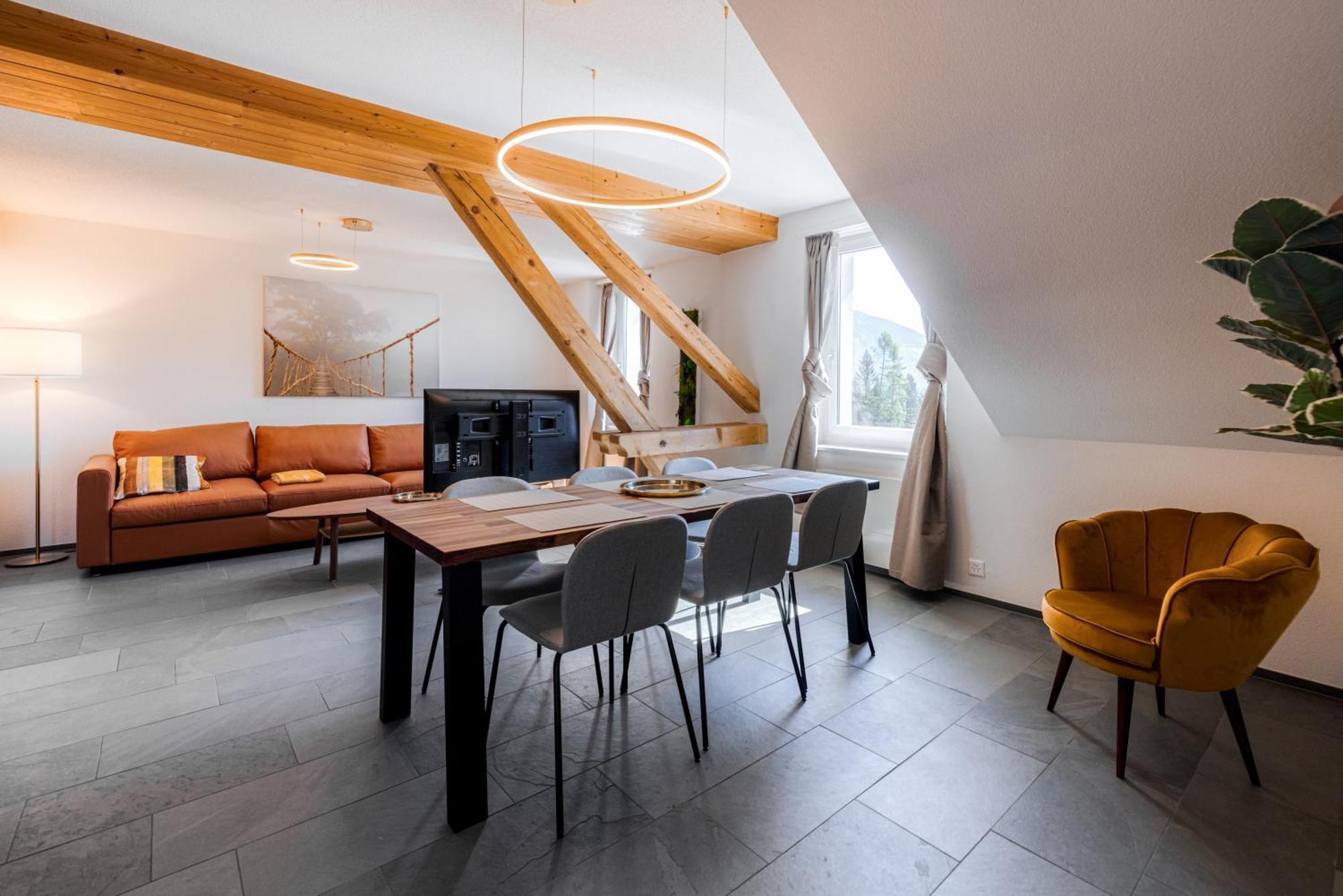 Apartment Eh Uranus Mit Privater Sauna Flims